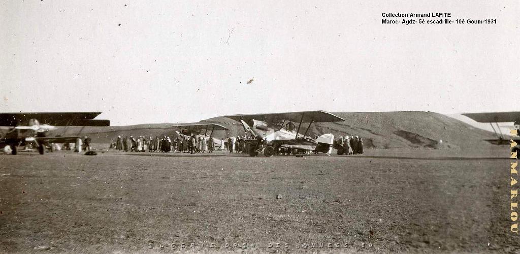 PERIODE MAROCAINE 1928 1930 LAFITE A- 348- 5e escadrille Agdz.jpg